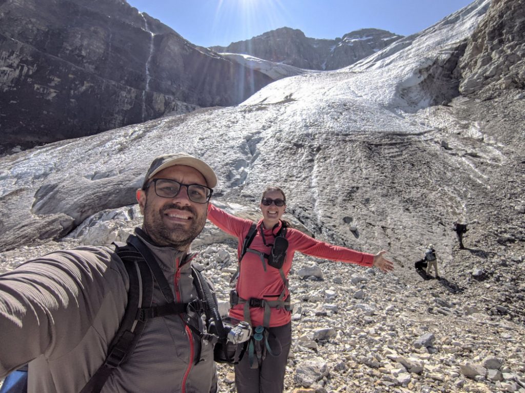 The toe of the Stanley Glacier