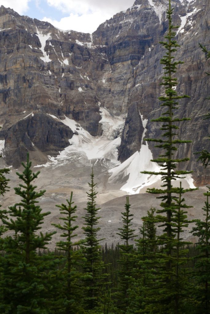 Glaciers between Mount Perren and Mount Allen
