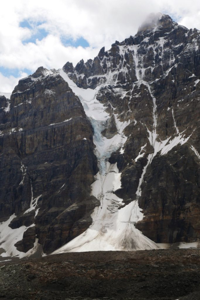 Glaciers on Deltaform Mountain