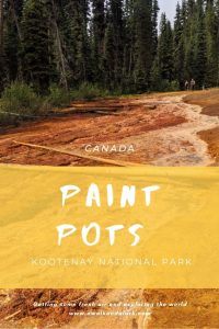 Paint Pots - Colourful geology in Kootenay National Park