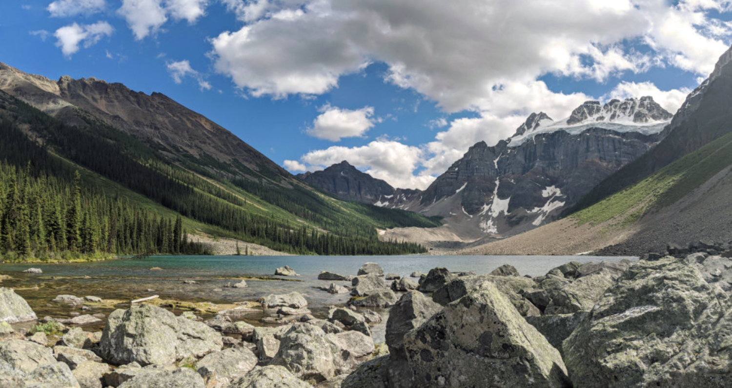 Panorama at Consolation Lakes