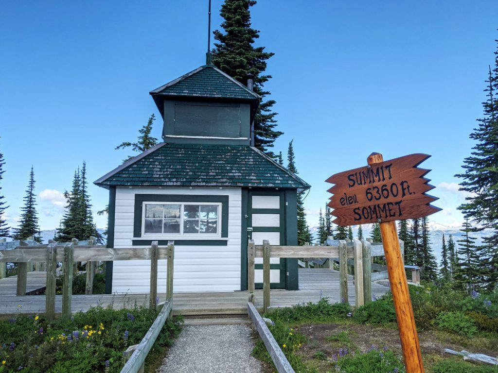 Summit of Revelstoke Mountain - Historic Firetower