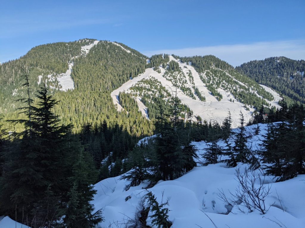 Mount Strachan from the Black Mountain trail
