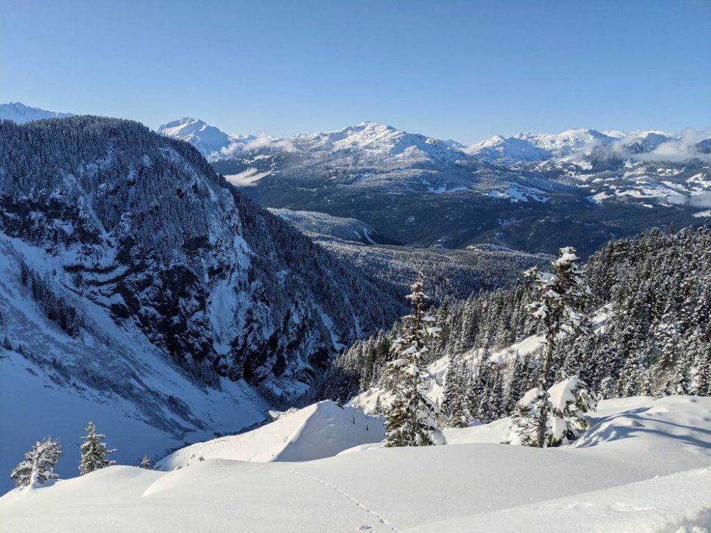 Stunning views from the Barrier at Garibaldi