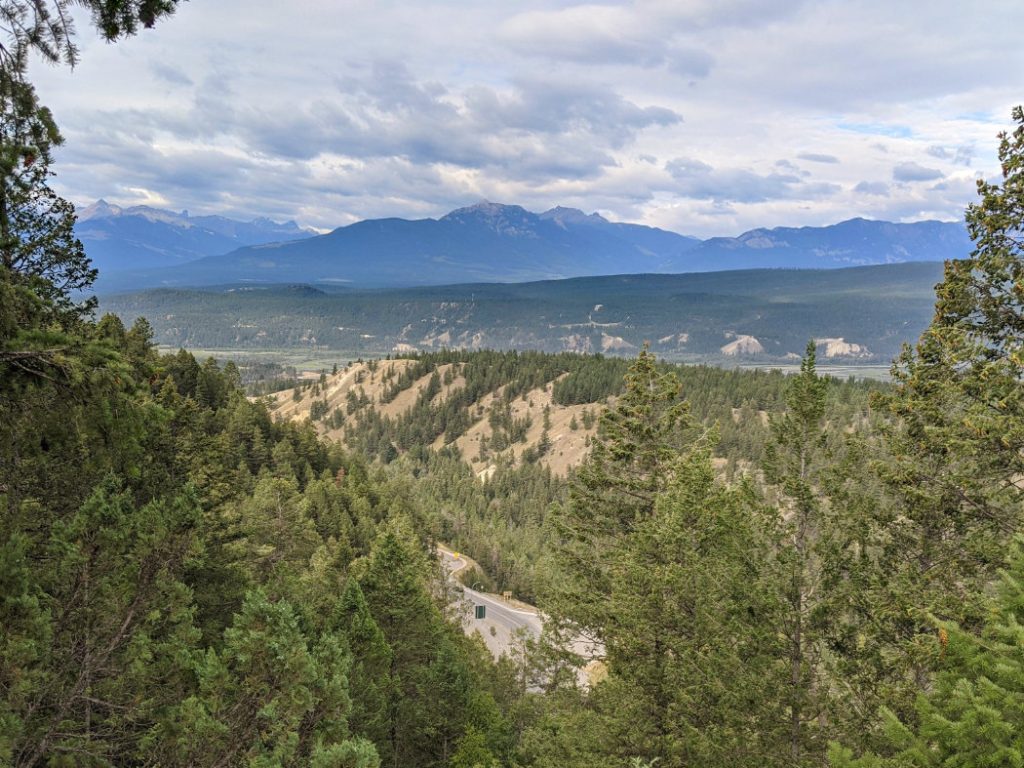 Views down from near Redstreak Campground