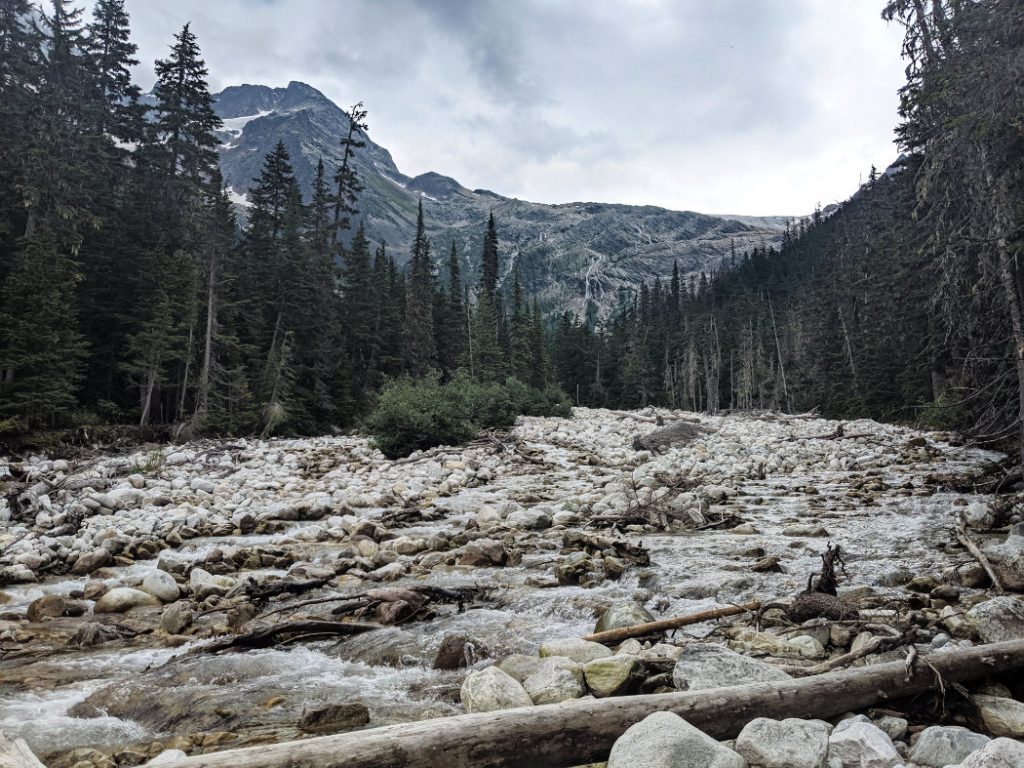 Illecillewaet River up closer to the Glacier