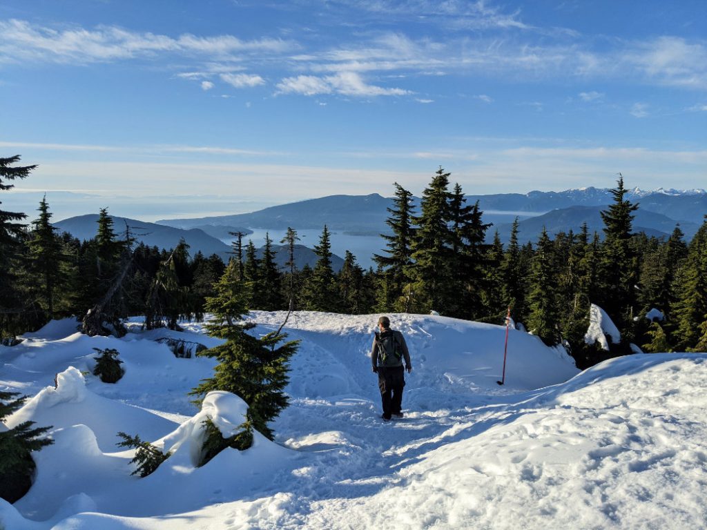 Views down to Howe Sound from Black Mountain