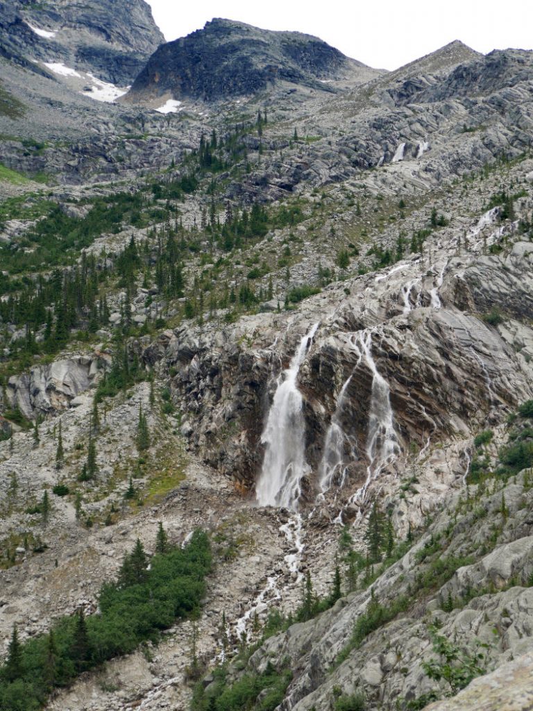 Illecillewaet Glacier Falls from afar