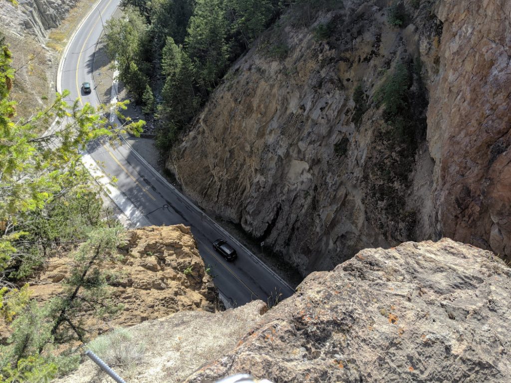 Looking into the Sinclair Canyon