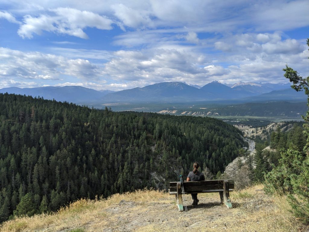 Perfect viewpoint on the Juniper trail