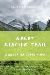 Glacier National Park's (Canada) beautiful scenery - Hike to the Great Glacier