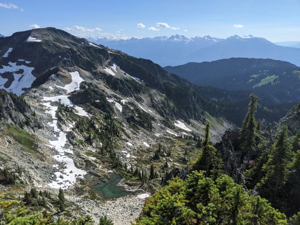 The tarn above Miller Lake