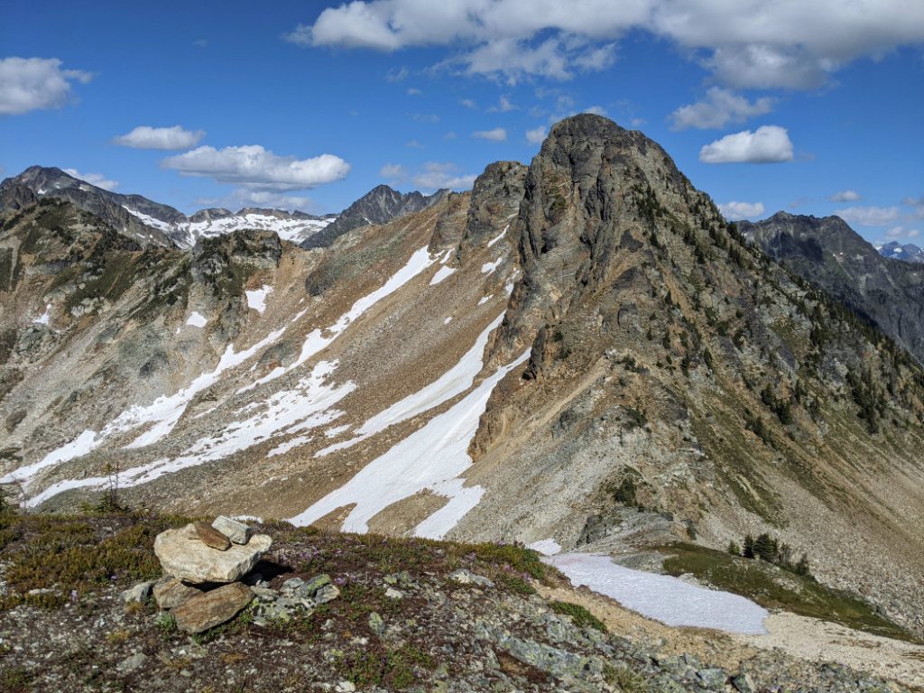 Mount Williamson from the mini peak above Jade Lake