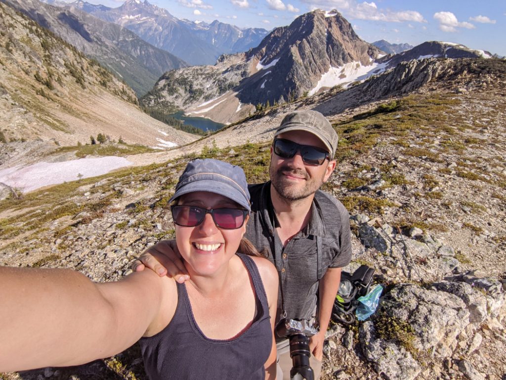 Marc and I from the peak next to Mount Williamson