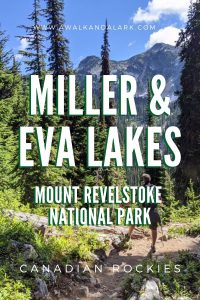 Miller and Eva Lake hike in Mount Revelstoke National Park, Canada