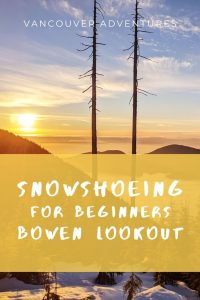 Snowshoeing for beginners - Bowen Lookout on Cypress Mountain