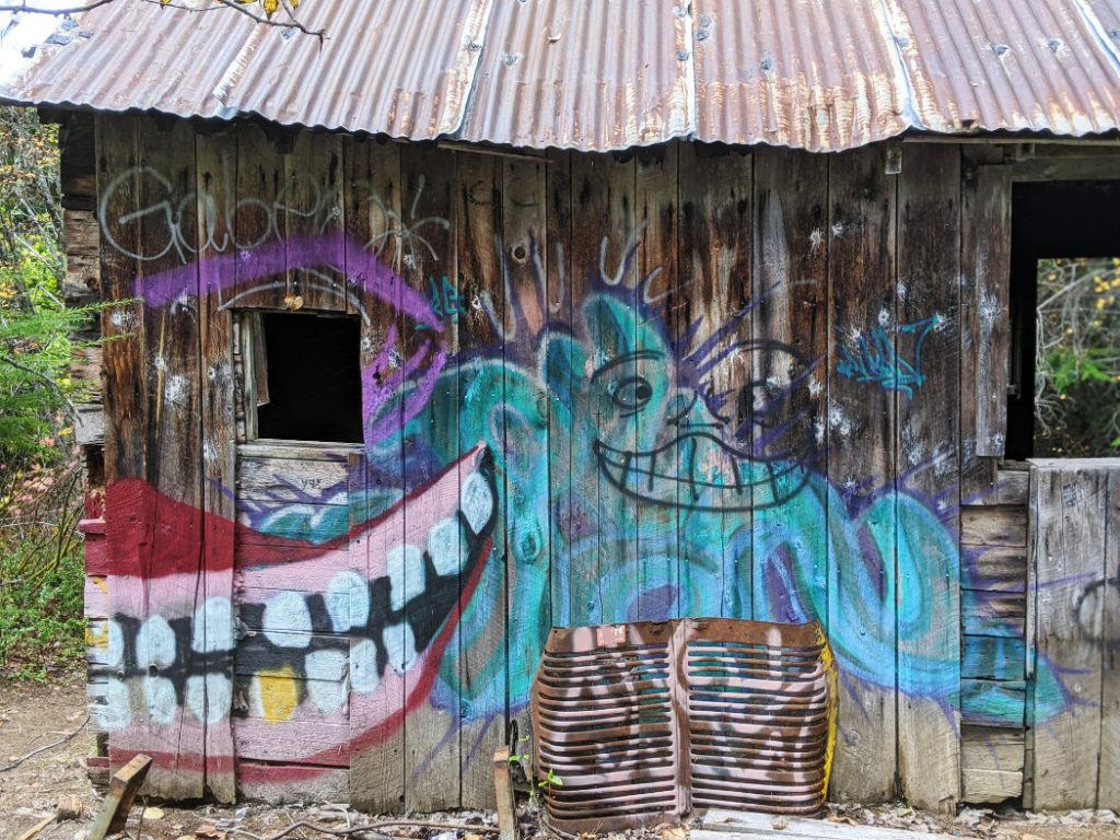 Close up on the cabin