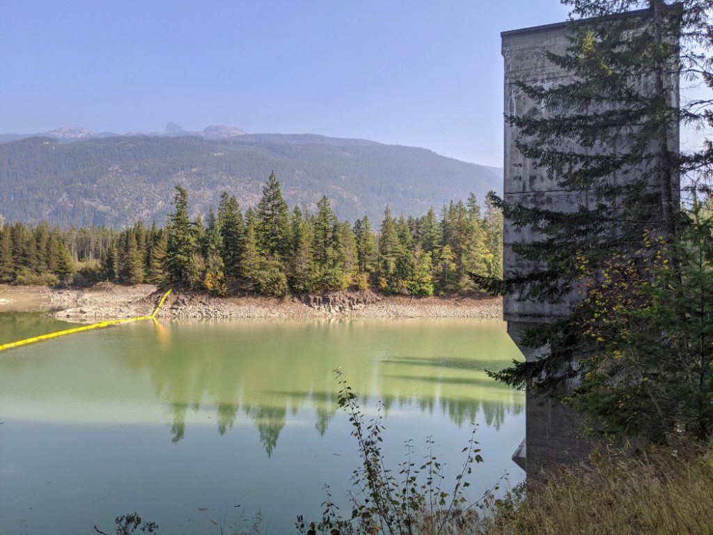 Shadow Lake Reservoir and BC Hydro facility