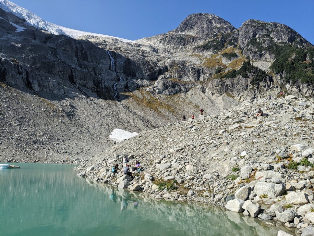 Iceberg Lake - Rainbow Glacier above it