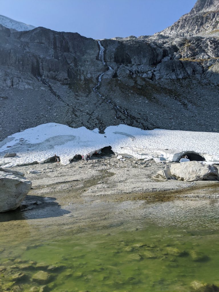 Ice Caves behind Iceberg Lake