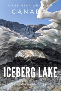 Ice Caves near Iceberg Lake in Whitler, Canada