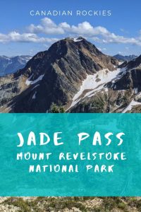 Jade Pass with view to Jade Lakes -Outstanding hike in Mount Revelstoke National Park, Canada