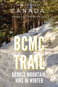 BCMC trail up Grouse Mountain in Vancouver