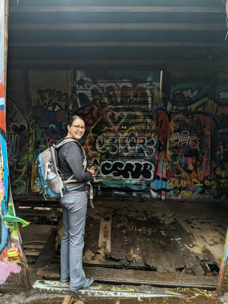 Peeking inside a train wreck