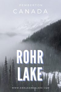 Rohr Lake - amazing views from the Boulder field