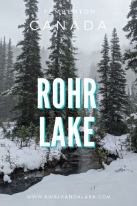Rohr Lake - pretty hike near Pemberton, BC