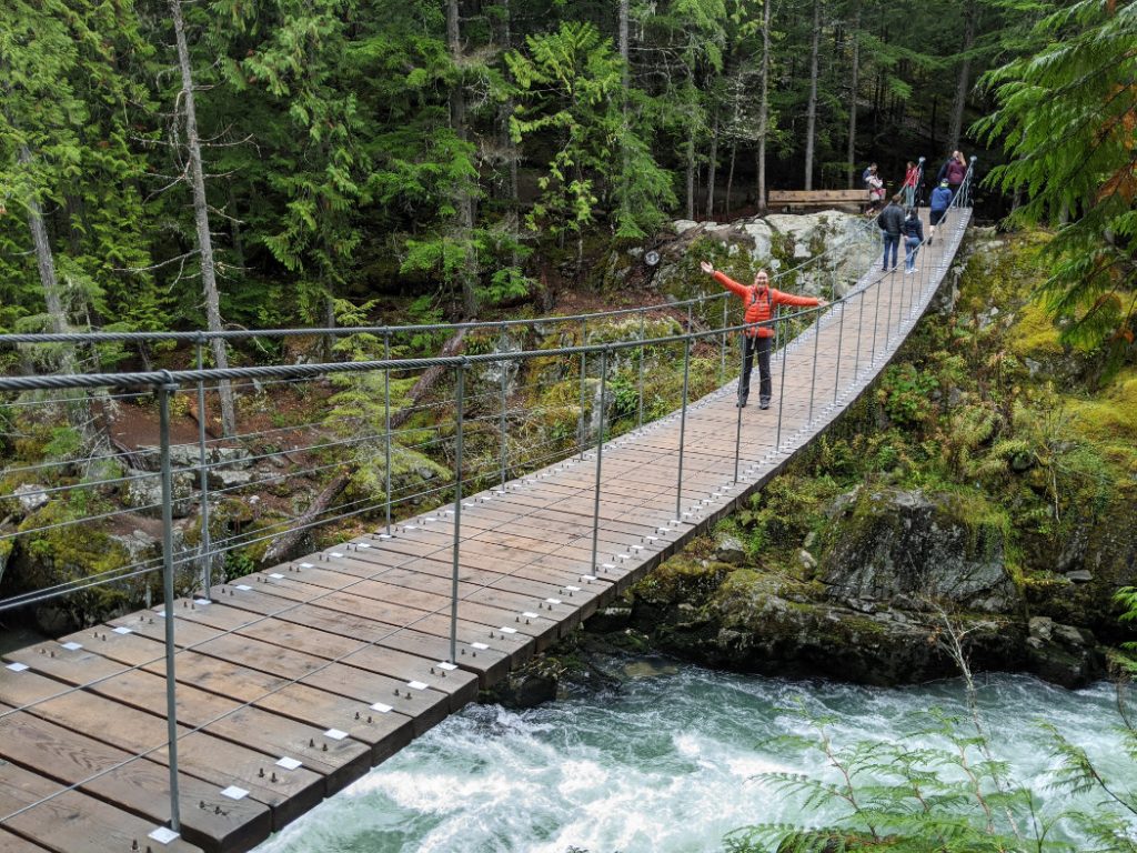 The bridge over Cheakamus River