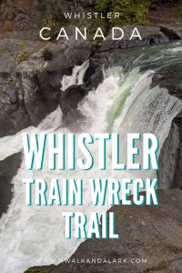 The trail to Whistler train wreck has a fantastic waterfall too - Balls Falls