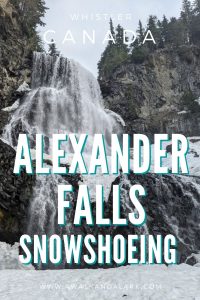 Alexander Falls - A fun snowshoeing trail near Whistler