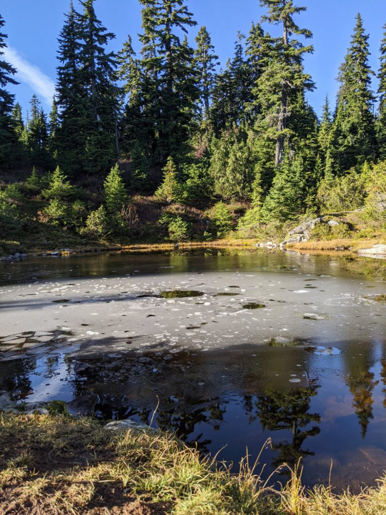 Heather Lake ice