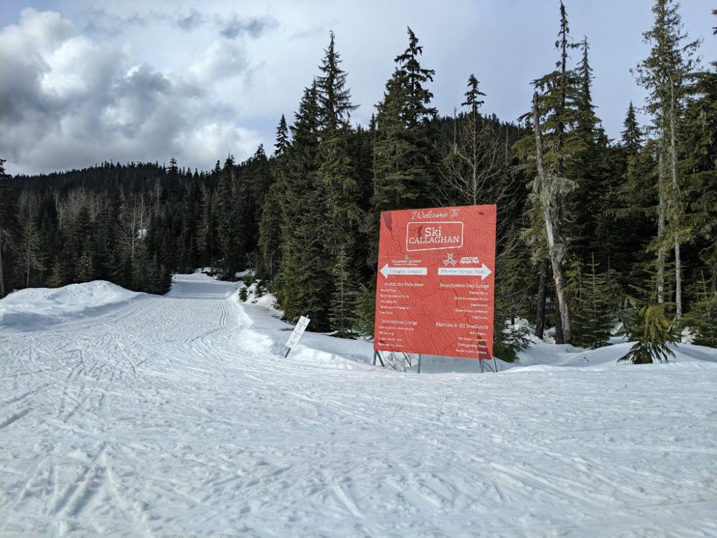 Snowshoeing - Callaghan Country - Alexander Falls