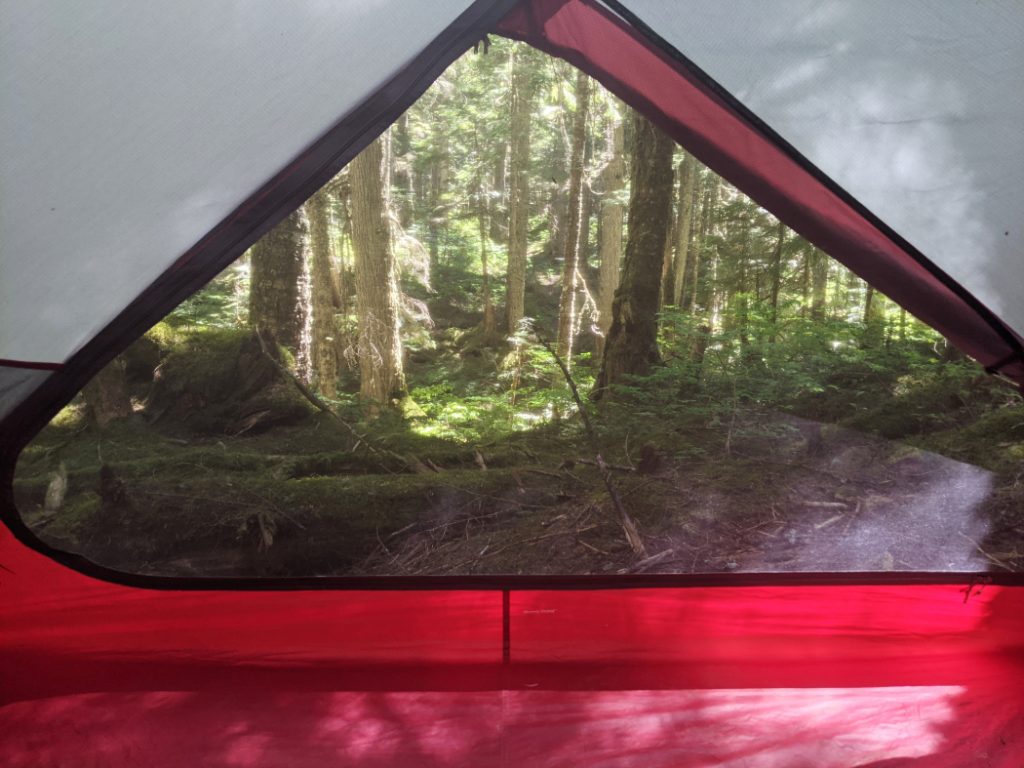 View from our tent