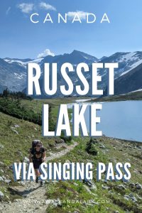 Hike to Russet Lake via Singing Pass
