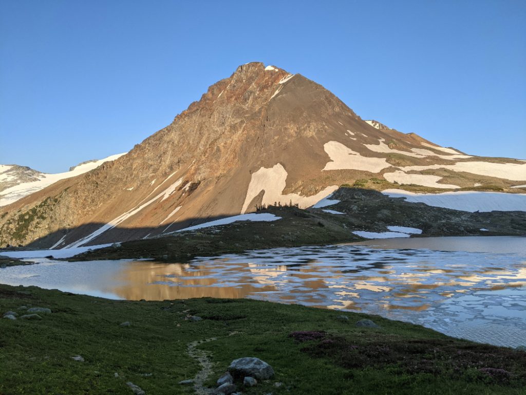 Russet Lake Reflections at Golden Hour