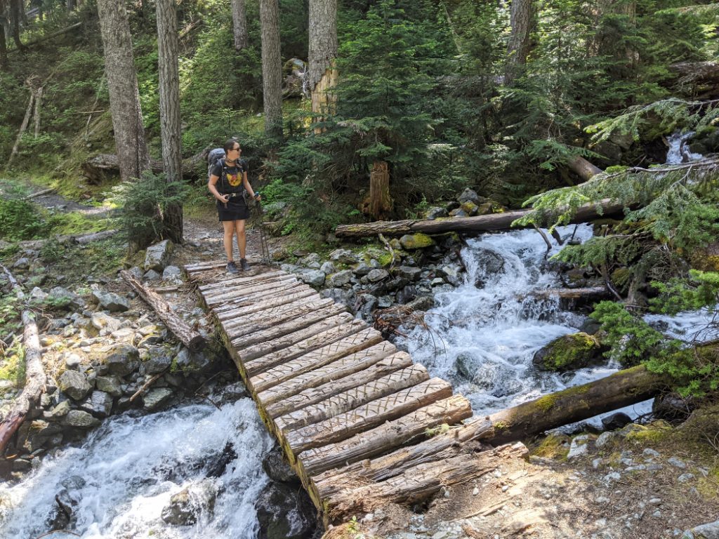 There are quite a few creek crossings - Oboe Creek
