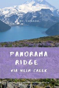 Great route to Panorama Ridge via Helm Creek