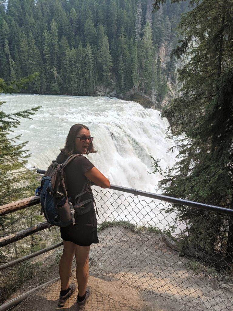 Amazing views above Wapta Falls