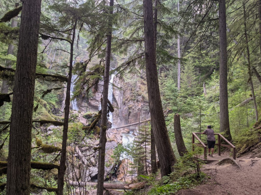 Begbie Falls lookout