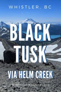 Black Tusk in Garibaldi Provincial Park