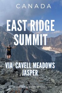East Ridge Summit - fabulous peak in the Canadian Rockies