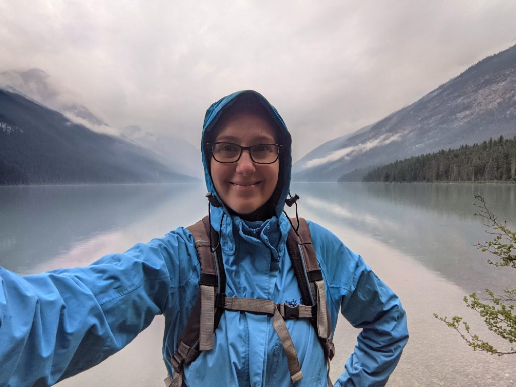 Soggy and happy at Glacier Lake