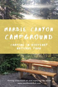 Marble Canyon Campground, Kootenay National Park, Canada