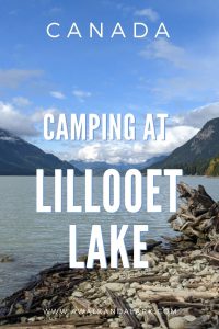 Camping near Pemberton - Lillooet Lake Campgrounds - BC, Canada