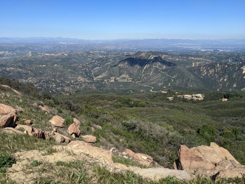 Calabasas Peak from Saddle Peak