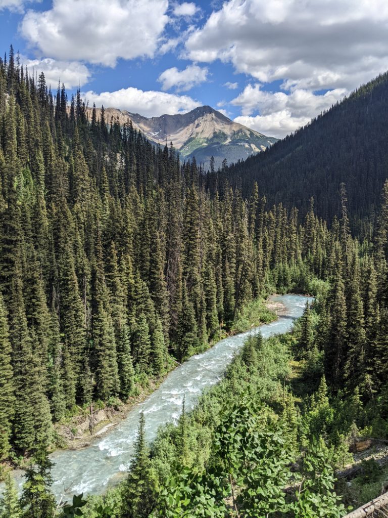 Helmet Creek from above