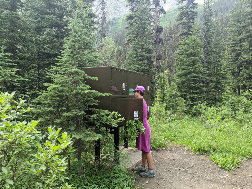Campsite facilities Helmet Falls